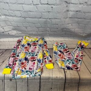 Little Loves & Co Inside Out Inspired Bamboo Pajama Set
